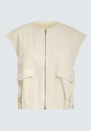 Peppercorn PCHeather Vest Vest 0202 Whitecap Grey