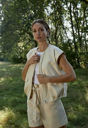 Peppercorn PCHeather Vest Vest 0202 Whitecap Grey