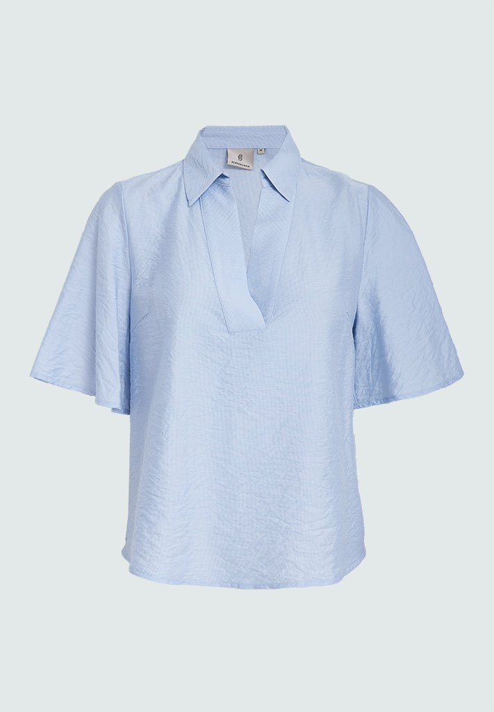 Peppercorn PCHedda Top Top 1041S Dusty Blue Stripe