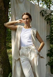 Peppercorn PCHillary Pant Pant 0202 Whitecap Grey
