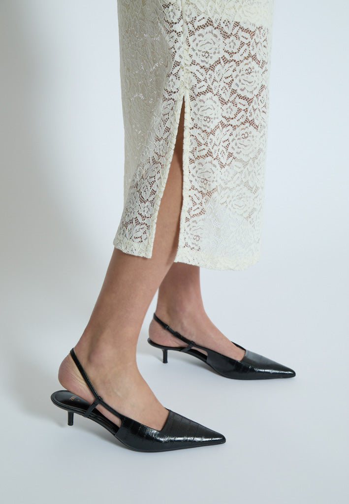 Peppercorn PCKaroline Lace Dress Dress 0002 White Peony