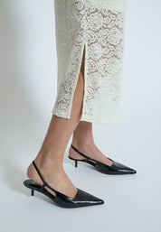 Peppercorn PCKaroline Lace Dress Dress 0002 White Peony