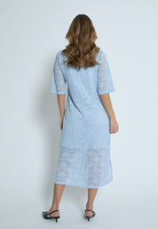 Peppercorn PCKaroline Lace Dress Dress 1039 FADED DENIM
