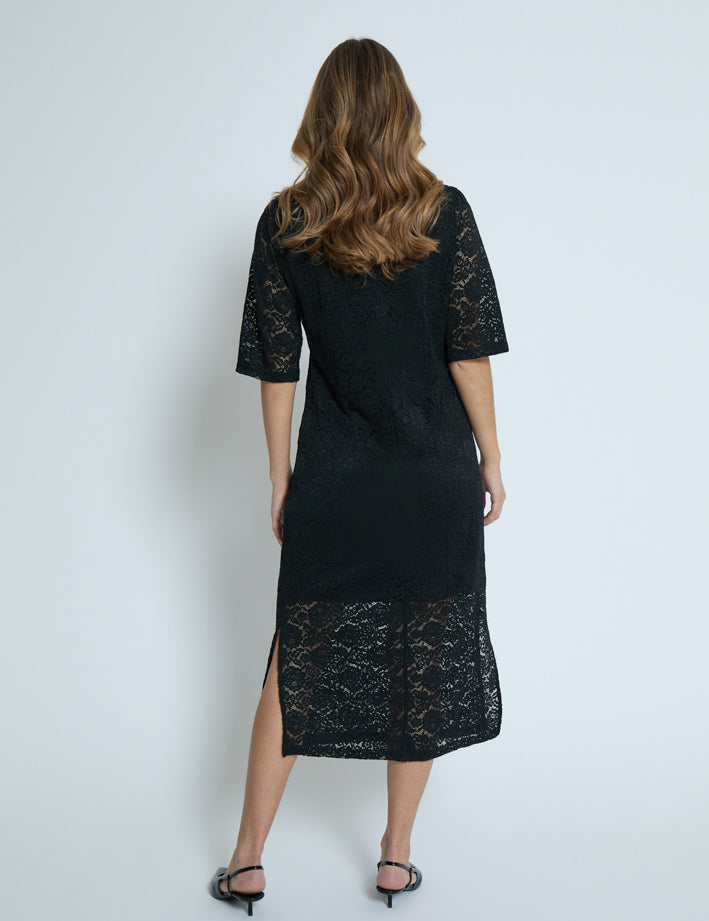 Peppercorn PCKaroline Lace Dress Dress 9000 Black