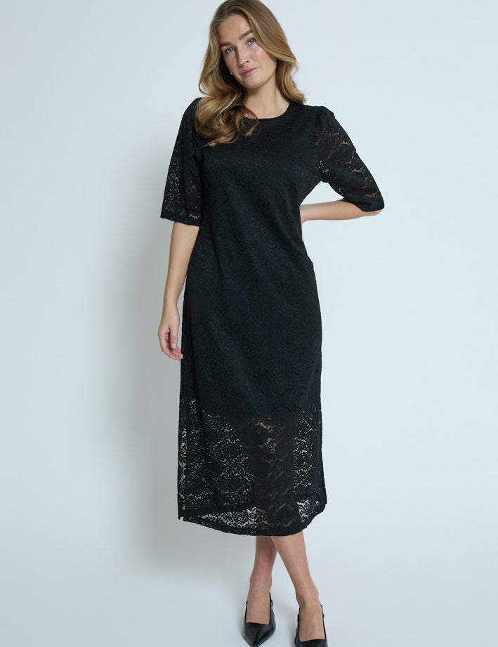 Peppercorn PCKaroline Lace Dress Dress 9000 Black