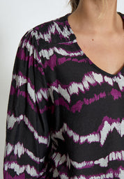 Peppercorn PCParisa Blouse Blouse 9000P Black Print
