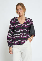 Peppercorn PCParisa Blouse Blouse 9000P Black Print