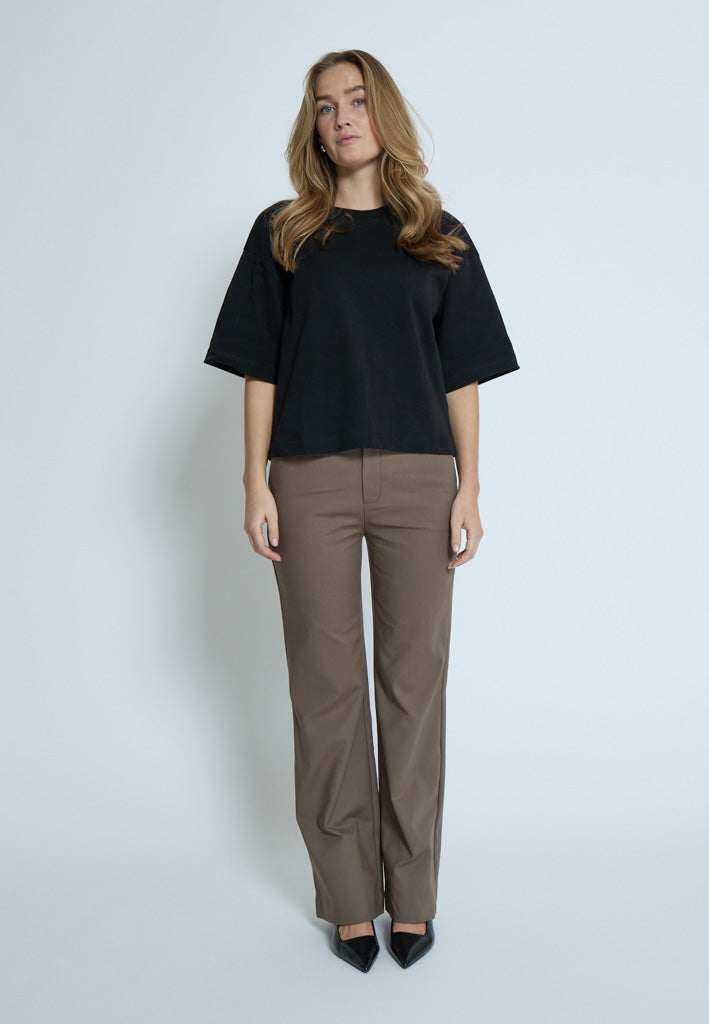 Peppercorn PCPernille Flared Pants Pant 5998 Canteen Brown