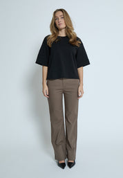 Peppercorn PCPernille Flared Pants Pant 5998 Canteen Brown