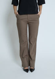 Peppercorn PCPernille Flared Pants Pant 5998 Canteen Brown