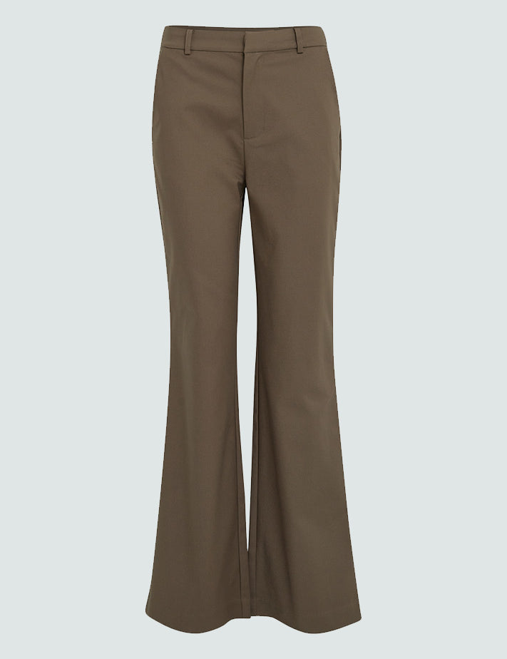 Peppercorn PCPernille Flared Pants Pant 5998 Canteen Brown