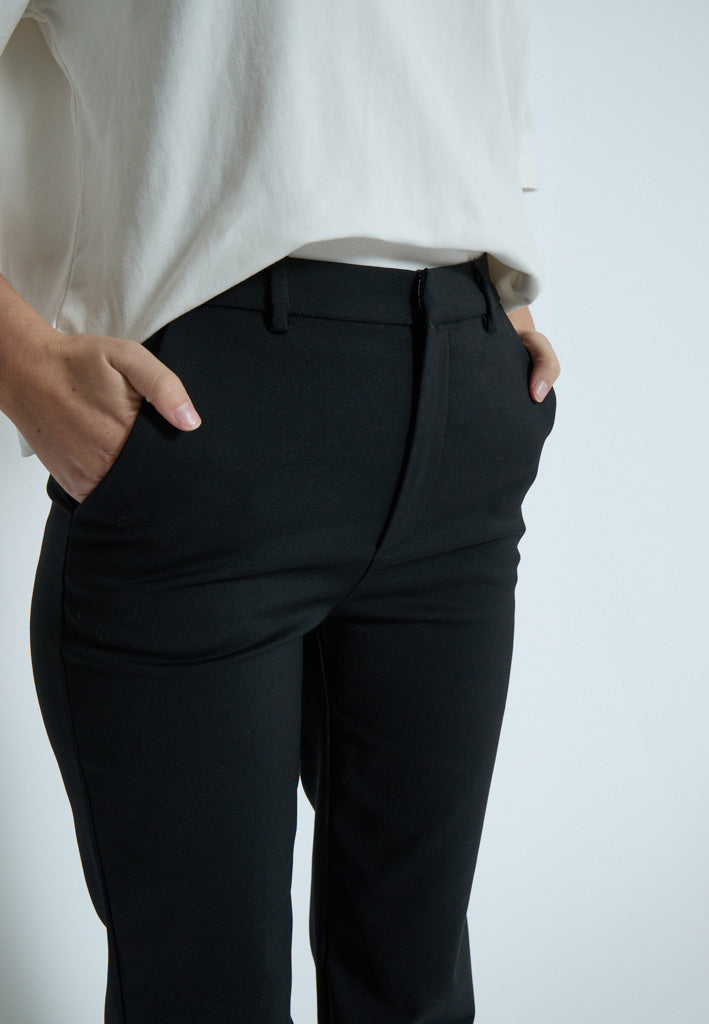 Peppercorn PCPernille Flared Pants Pant 9000 Black