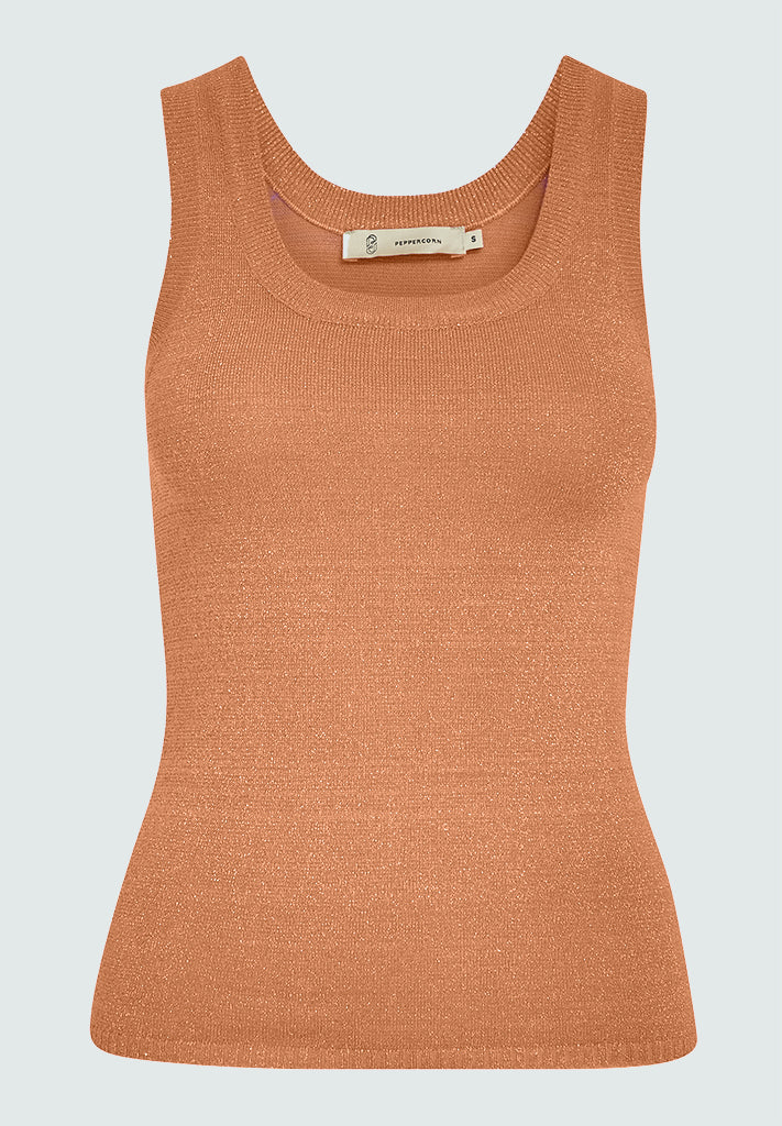 Peppercorn PCRemi Tank Top Top 4142 Toasted Nut Orange