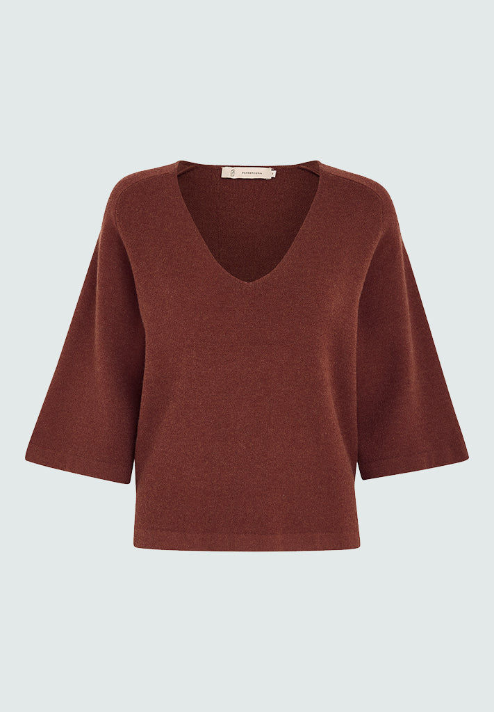 Peppercorn PCRosalia Knit Pullover Pullover 4009 Andorra Red