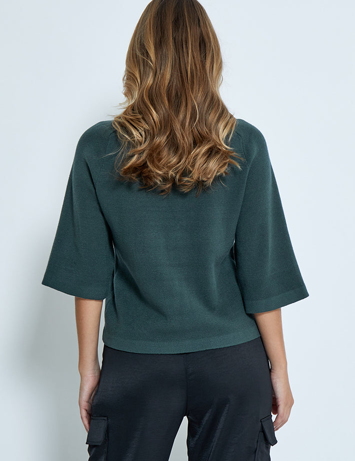 Peppercorn PCRosalia Knit Pullover Pullover 4112 Jungle Green