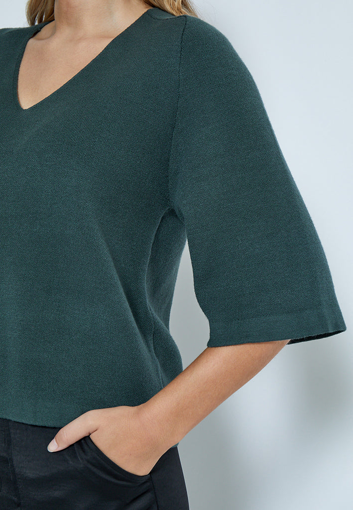 Peppercorn PCRosalia Knit Pullover Pullover 4112 Jungle Green