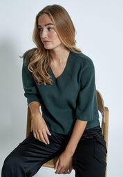 Peppercorn PCRosalia Knit Pullover Pullover 4112 Jungle Green