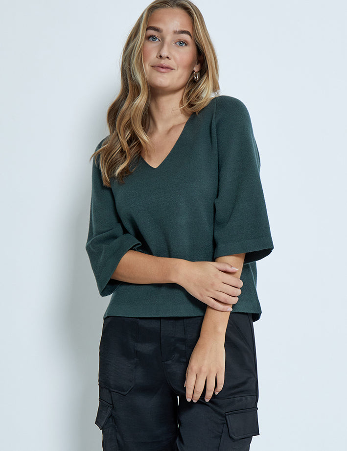 Peppercorn PCRosalia Knit Pullover Pullover 4112 Jungle Green