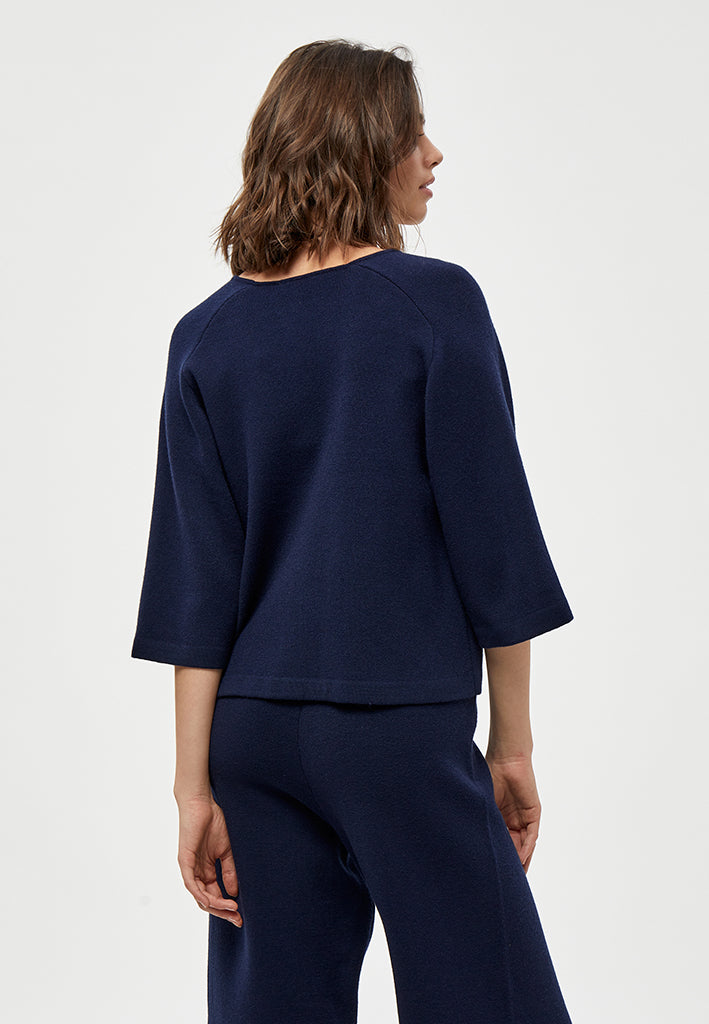 Peppercorn PCRosalia Knit Pullover Pullover 5270 Black Iris
