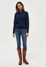 Peppercorn PCRosalia Knit Pullover Pullover 1550 NAVY