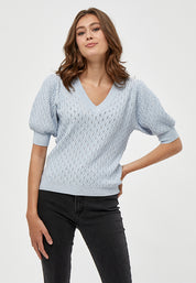 Peppercorn PCRosalia Knit T-Shirt T-Shirt 1025 Skyblue