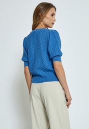 Peppercorn PCRosalia Knit T-Shirt T-Shirt 2993 Marina Blue