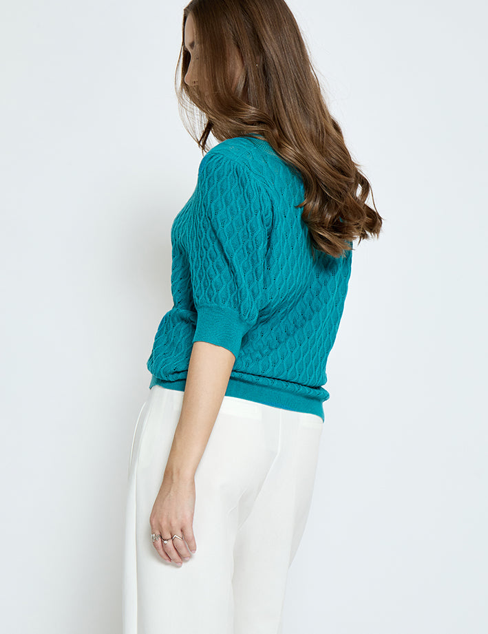 Peppercorn PCRosalia Knit T-Shirt T-Shirt 3057 Biscay Bay