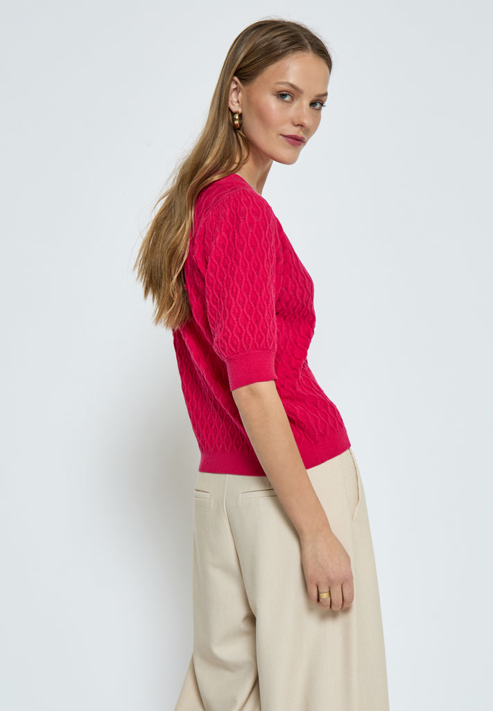 Peppercorn PCRosalia Knit T-Shirt T-Shirt 4039 Virtual Pink
