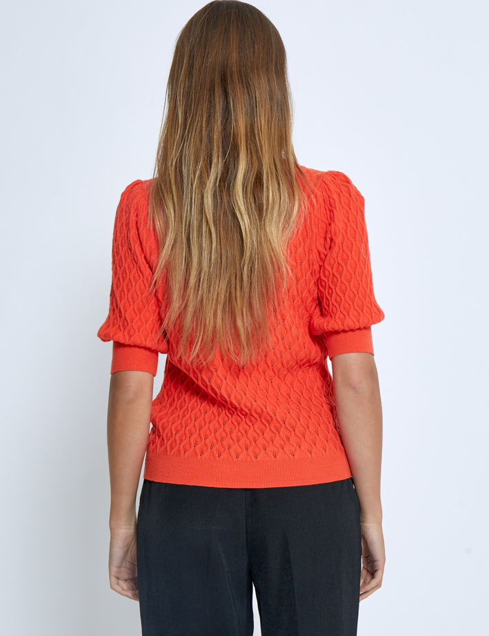 Peppercorn PCRosalia Knit T-Shirt T-Shirt 4071 GRENADINE