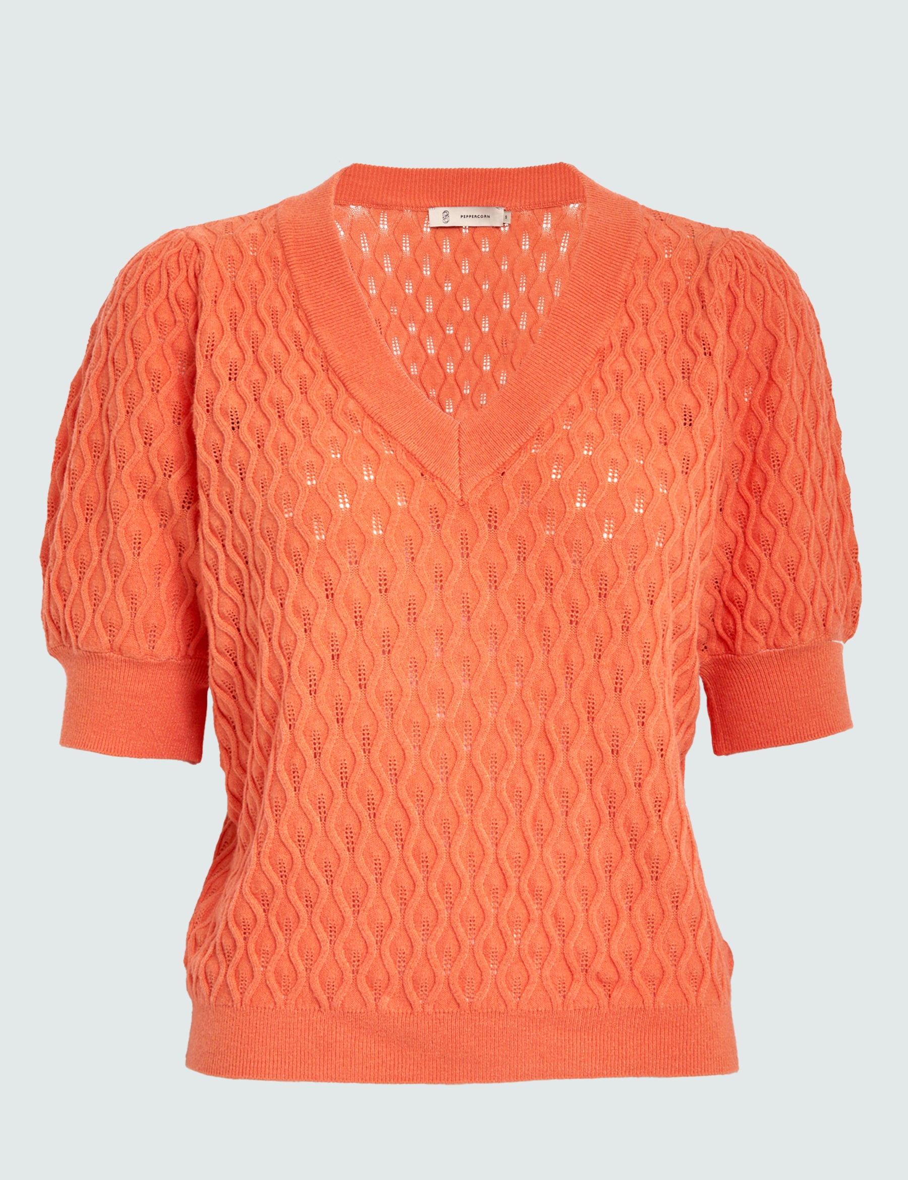 Peppercorn PCRosalia Knit T-Shirt T-Shirt 4173 Warm Coral