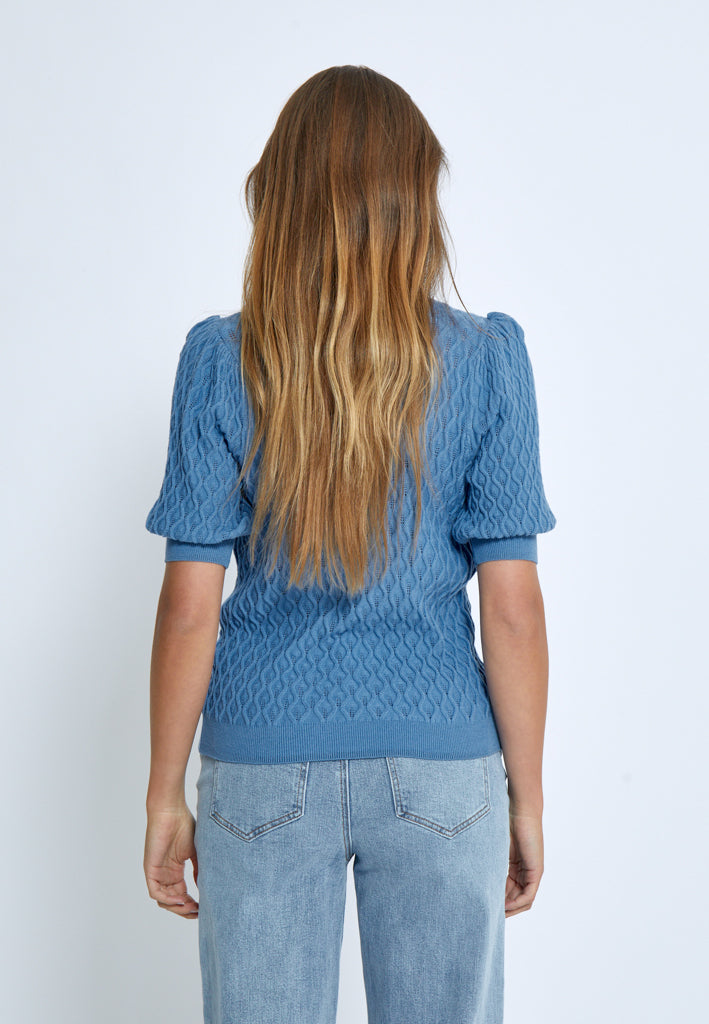 Peppercorn PCRosalia Knit T-Shirt T-Shirt 520 Allure Blue