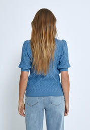 Peppercorn PCRosalia Knit T-Shirt T-Shirt 520 Allure Blue