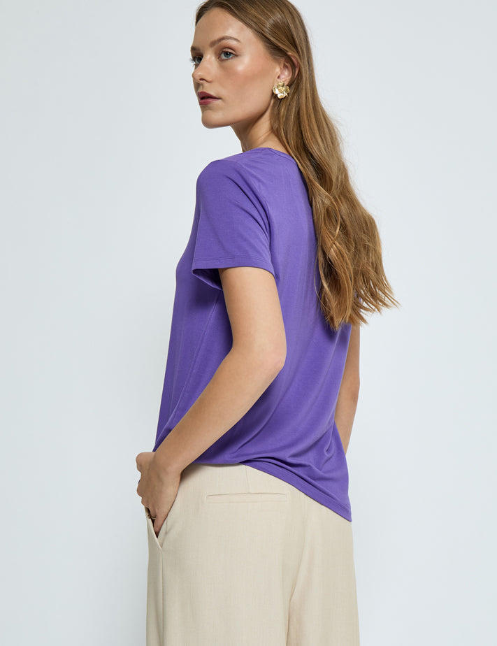 Peppercorn PCSamantha V T-Shirt T-Shirt 7016 Purple Corallites
