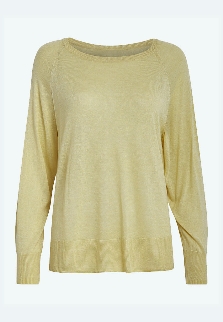 Peppercorn PCTabby O Knit Pullover Pullover 6009 Lemon Meringue