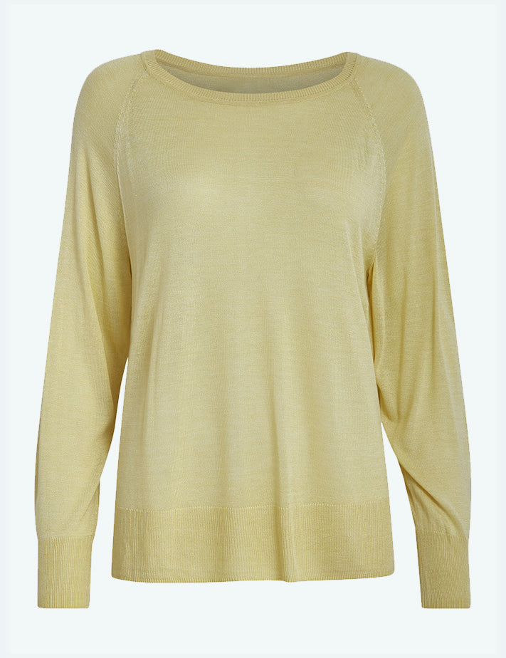 Peppercorn PCTabby O Knit Pullover Pullover 6009 Lemon Meringue