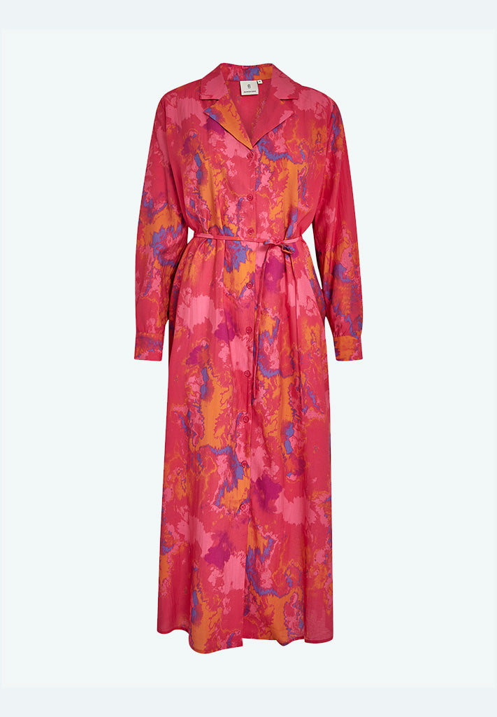 Peppercorn PCTalum Shirt Dress Dress 4039P Virtual Pink Print