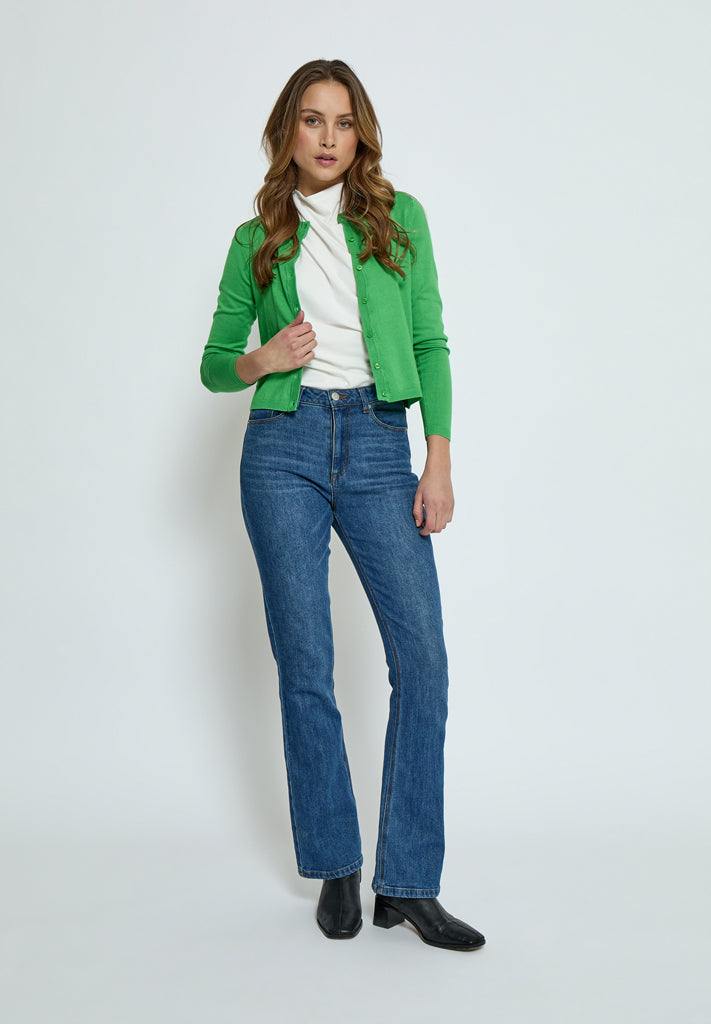 Peppercorn PCTana Knit Cardigan Cardigans 3205 Bright Green