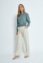 Peppercorn PCTana Knit Pullover Pullover 1521 Smoke Blue