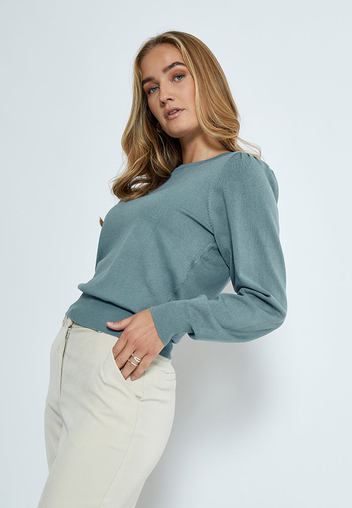 Peppercorn PCTana Knit Pullover Pullover 1521 Smoke Blue