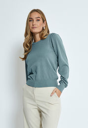 Peppercorn PCTana Knit Pullover Pullover 1521 Smoke Blue