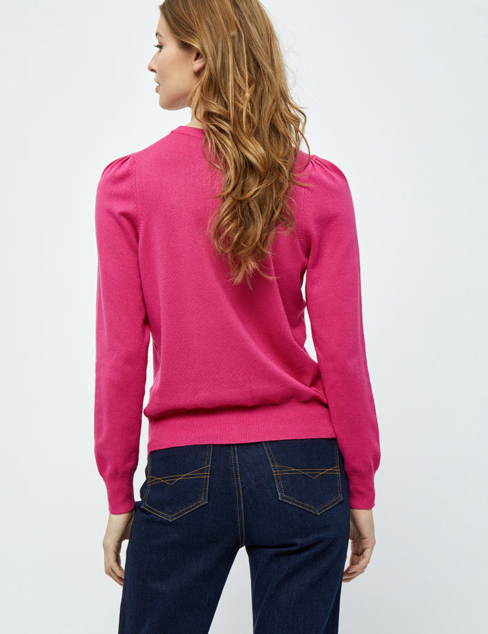 Peppercorn PCTana Knit Pullover Pullover 4122 Magenta Pink