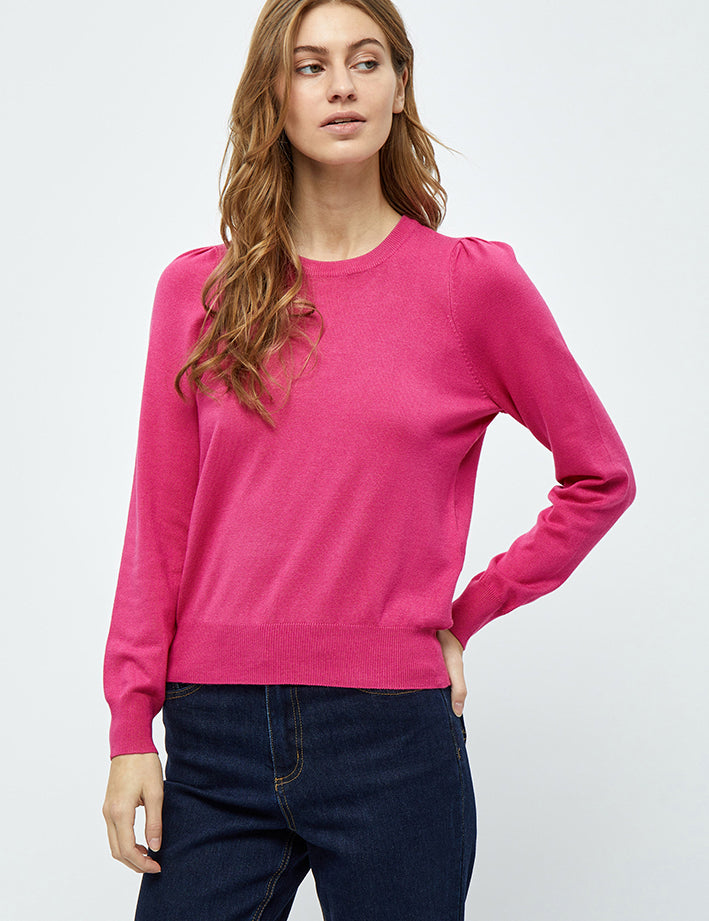 Peppercorn PCTana Knit Pullover Pullover 4122 Magenta Pink