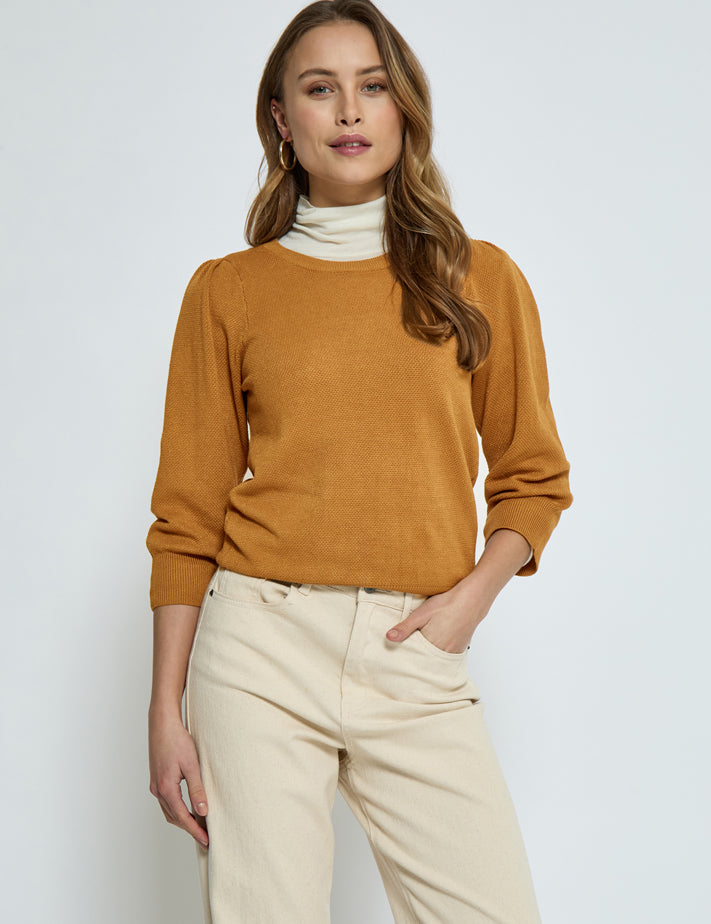 Peppercorn PCTana Knit Pullover Pullover 5019 Bone Brown