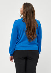 Peppercorn PCTana Knit Pullover Curve Pullover 1537 DAPHNE BLUE