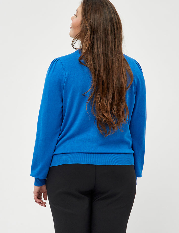 Peppercorn PCTana Knit Pullover Curve Pullover 1537 DAPHNE BLUE