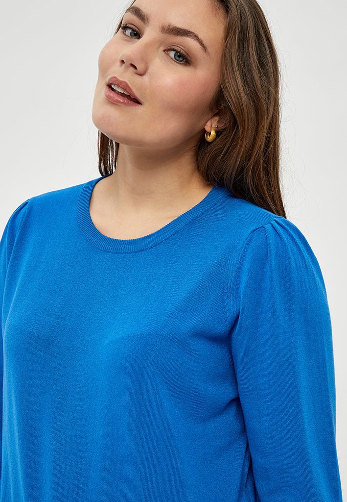 Peppercorn PCTana Knit Pullover Curve Pullover 1537 DAPHNE BLUE
