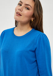 Peppercorn PCTana Knit Pullover Curve Pullover 1537 DAPHNE BLUE