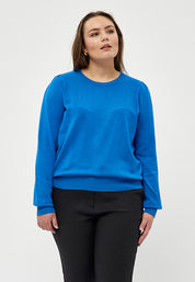 Peppercorn PCTana Knit Pullover Curve Pullover 1537 DAPHNE BLUE