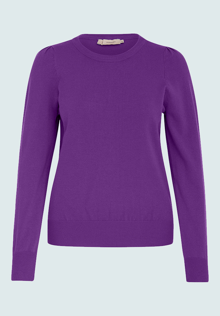 Peppercorn PCTana Knit Pullover Curve Pullover 1632 Imperial Purple