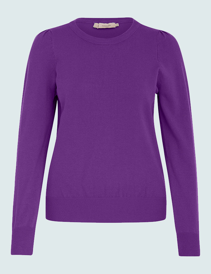 Peppercorn PCTana Knit Pullover Curve Pullover 1632 Imperial Purple